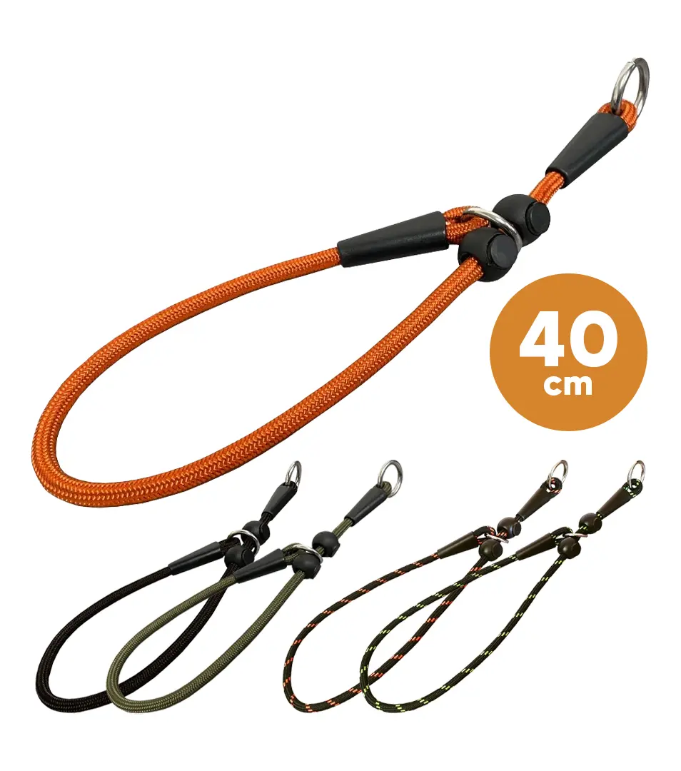 BAFPET Polosťahovací lanový obojok | Rozmer: 6 mm x 40 cm | Mix farieb | 15141