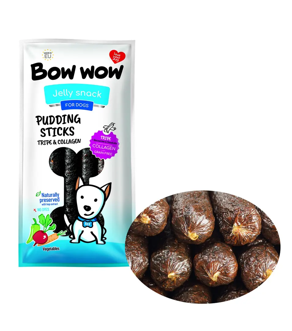 Klobásy Bow Wow s držkami a kolagénom GF (6 ks)